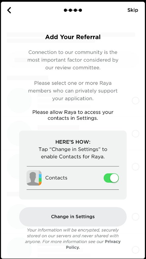 raya tilmelding
