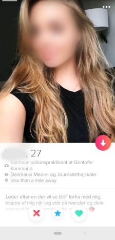 Tinder Profiloplysninger